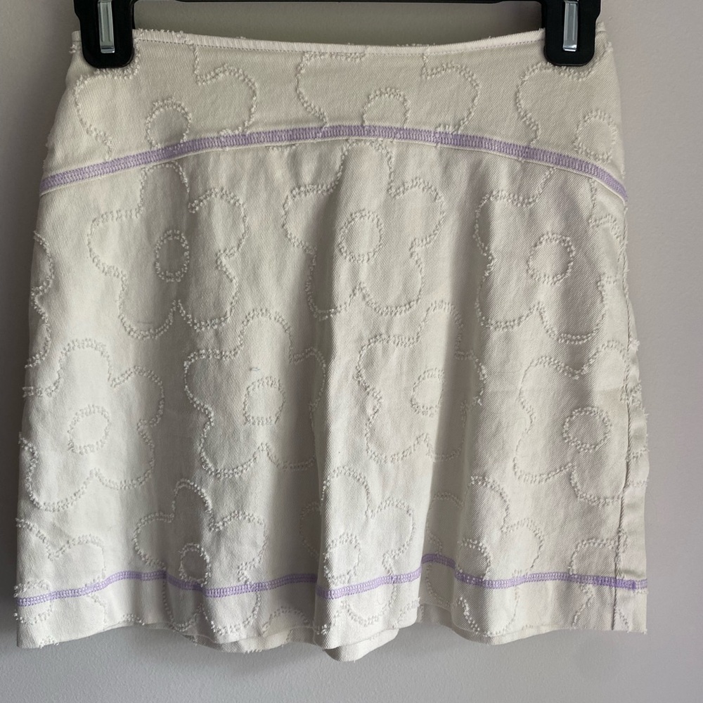 White Mini Skirt From Urban Outfitters